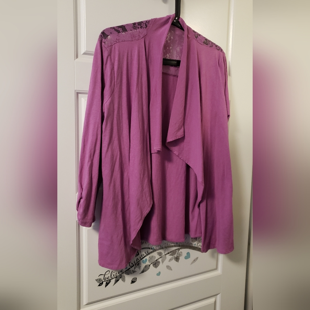 Pretty pinky purple cardigan